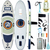 Niphean SUP Board 305 cm – aufblasbares Paddleboard mit Balancierflügel & robustem Zubehör, für Erwachsene, auch als Yoga SUP nutzbar