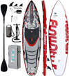 FunWater SUP Board 10'6" & 11'6" – aufblasbares Stand-Up-Paddle mit Flossen, Leash, Pumpe, Paddel & Rucksack, für alle Könnensstufen