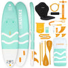 HUIIKE SUP Board 305×84×15 cm – aufblasbares Paddleboard mit Paddel, Finnen & Pumpe, stabiles Board bis 130 kg Tragkraft