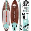 ATPROSS SUP Board 350×89×15 cm – aufblasbares Extra-Breit Paddleboard bis 200 kg mit Zubehör & Rucksack, perfekt für Yoga, Angeln & Surfen