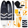 HUIIKE SUP Board 305×84×15 cm – aufblasbares Stand-Up-Paddle mit Paddel, Finnen & Pumpe, stabiles Board bis 130 kg Belastbarkeit