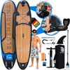 Bluemarina SUP Board 325×86×15 cm – aufblasbares Stand-Up-Paddle mit 140 kg Tragkraft, 5 Jahre Garantie, Set Black Yacht Edition